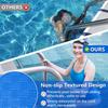 Pool Stair Mat Non-Slip Texture Pad Anti-Slip Protective Cuttable Mat for Kitchen Home Protection Safety Bathroom Surfaces