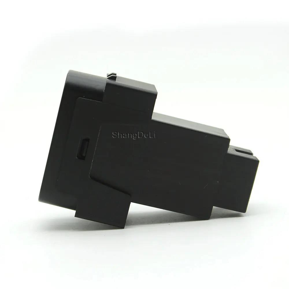 Quick Charge Car Charger Adapter TYPE-C PD USB Interface Socket For Mitsubishi Outlander Lancer Pajero Sport ASX V73 V93 V97