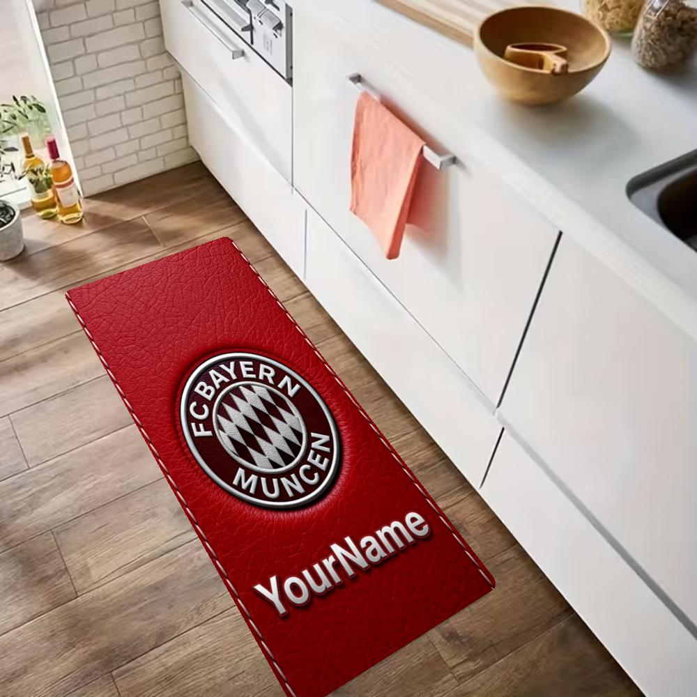 Fc Bayern Mnchen Customize Your Name Kitchen Rug Runner Rug Laundry Mat Hallway Entryway The Best Gift Choice