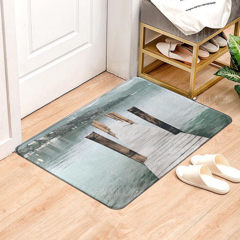 House Entrance Carpet Home Natural and Animal Styles Doormat Room Bath Mat Foot Mat Bath Non-slip Kitchen Water Absorption Mat