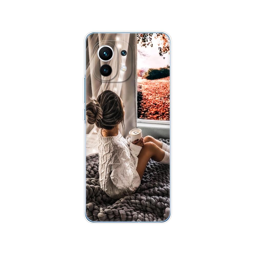 Pro xiaomi Mi 11 / Mi 11 Lite 5G NE 4G / Mi 11i / Mi 11 Ultra Case Phone Zadní kryt pro xiaomi11 i 11 Lite Xiomi Mi11 Silicon TPU