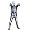 Costume da Scheletro per Bambini Tuta con Tessuto in Seta di Latte per Feste Cosplay