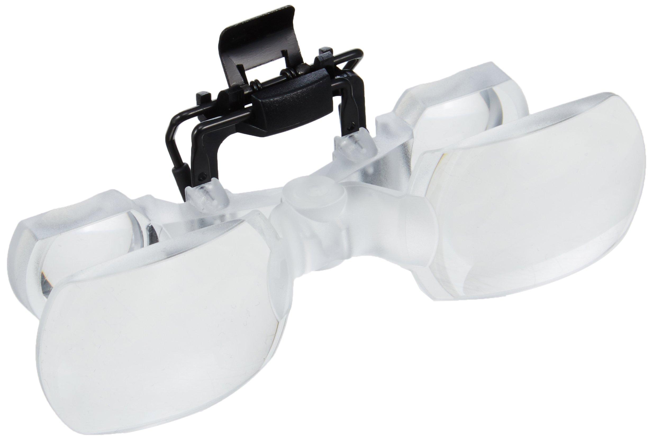 

Eschenbach Glasses Type Magnifier Max Clip 2x Magnification Clear T.B. 1624-4 чистий