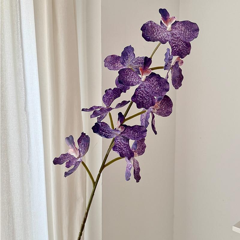 3D-gedruckte 9 Miniatur-Orchideen Schmetterlingsorchidee Materialien für High-End-Hotel Hochzeit Kunstblumen-Kunstszene Arrangement