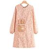 Breathable Long Sleeve Apron Protective Suspender Work Dress Cleaning Apron  Restaurant Use