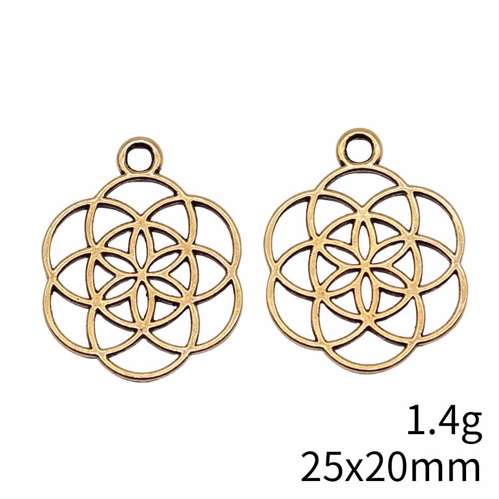 Back To School Charm Bracelets Flower Of Life Charms Pendant Audience Pendant For Mobile