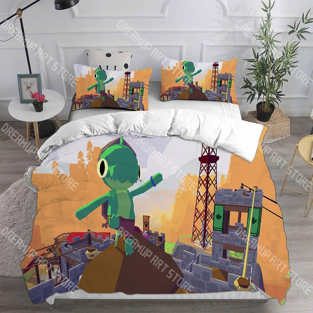 Fashion Lil Gator Game Bedding Set Single Twin Full Queen King Size Bed Set Kids Bedroom Duvetcover Sets Bed Sheet Set