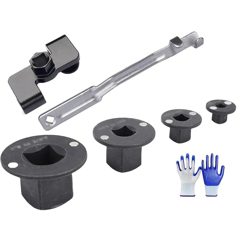 B97A-Low Profile Socket Adapter Impact Socket Adapter Set Stainless Steel Drive Ratchetimpact Ratchet