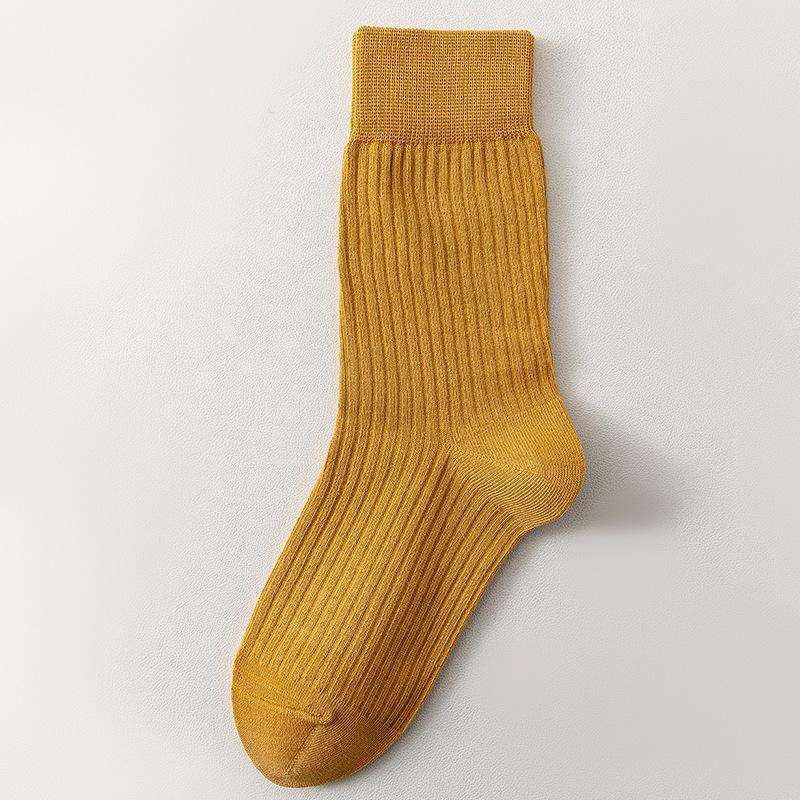 

Female Spring and Autumn Pure Cotton Pumping Strips Deodorant Wicking Sweat In The Tube Cotton Socks 1 pair имбирный