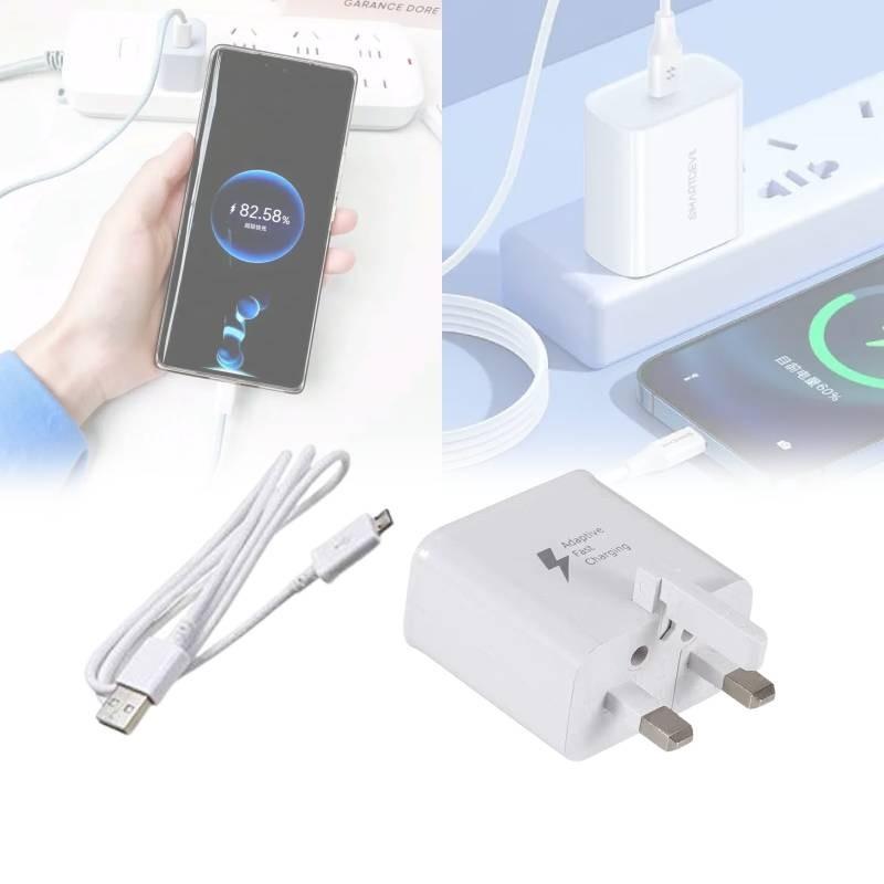 S8 S10 Charger Adapter With Fast Charging For Uk Plug Smartphones
