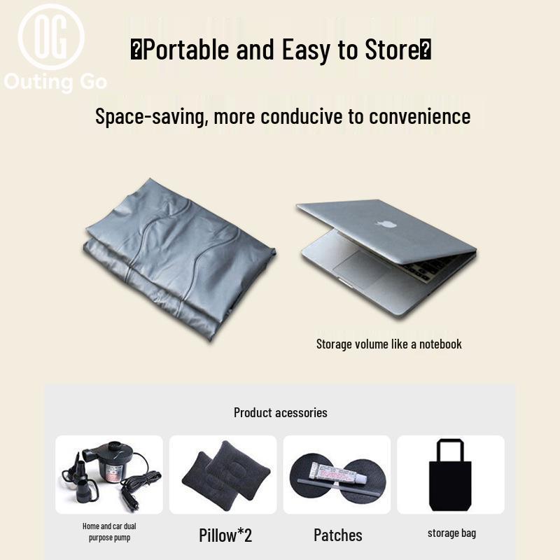 Inflatable Sleeping Pad for G700 Car Trunk or Back Seat