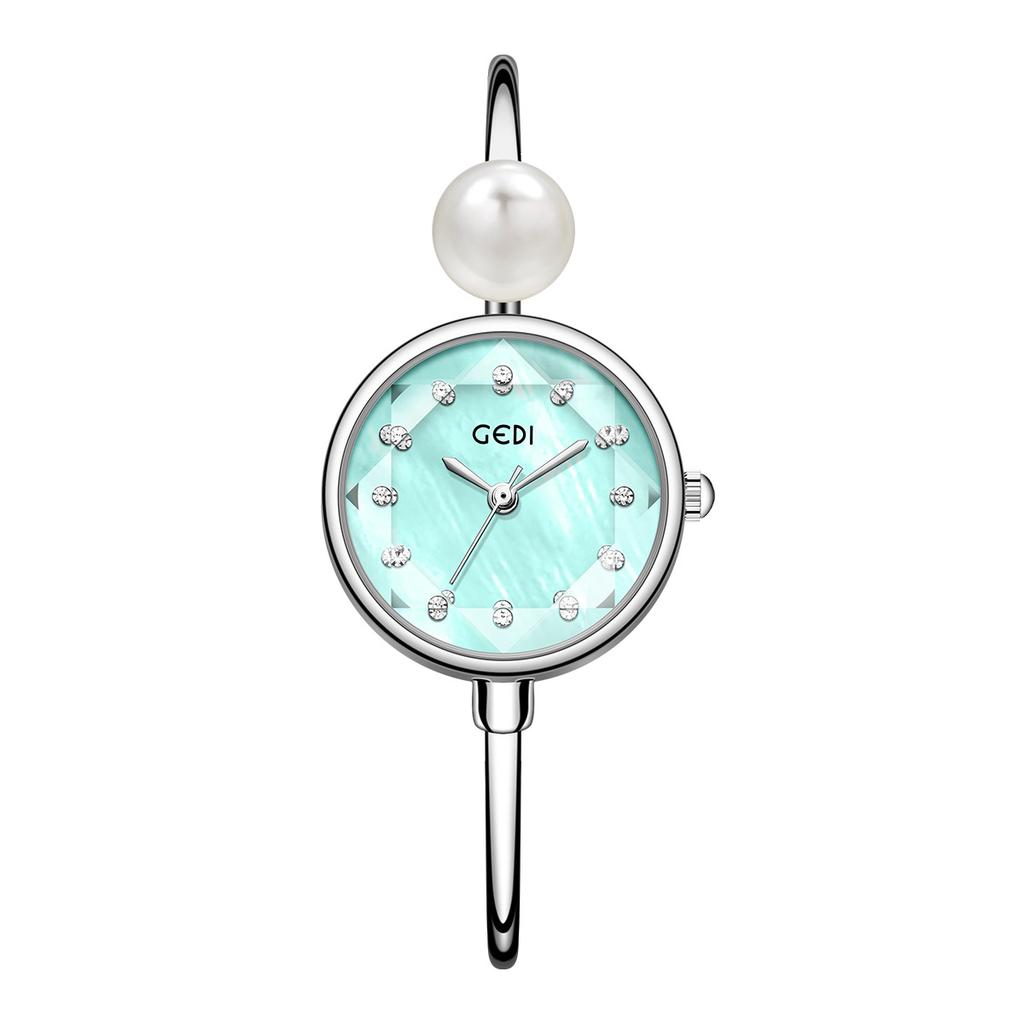 Pearl Bracelet Fashionable And Exquisite Watch Women, Personalized Diamond-Encrusted Waterproof And Versatile Quartz Watch