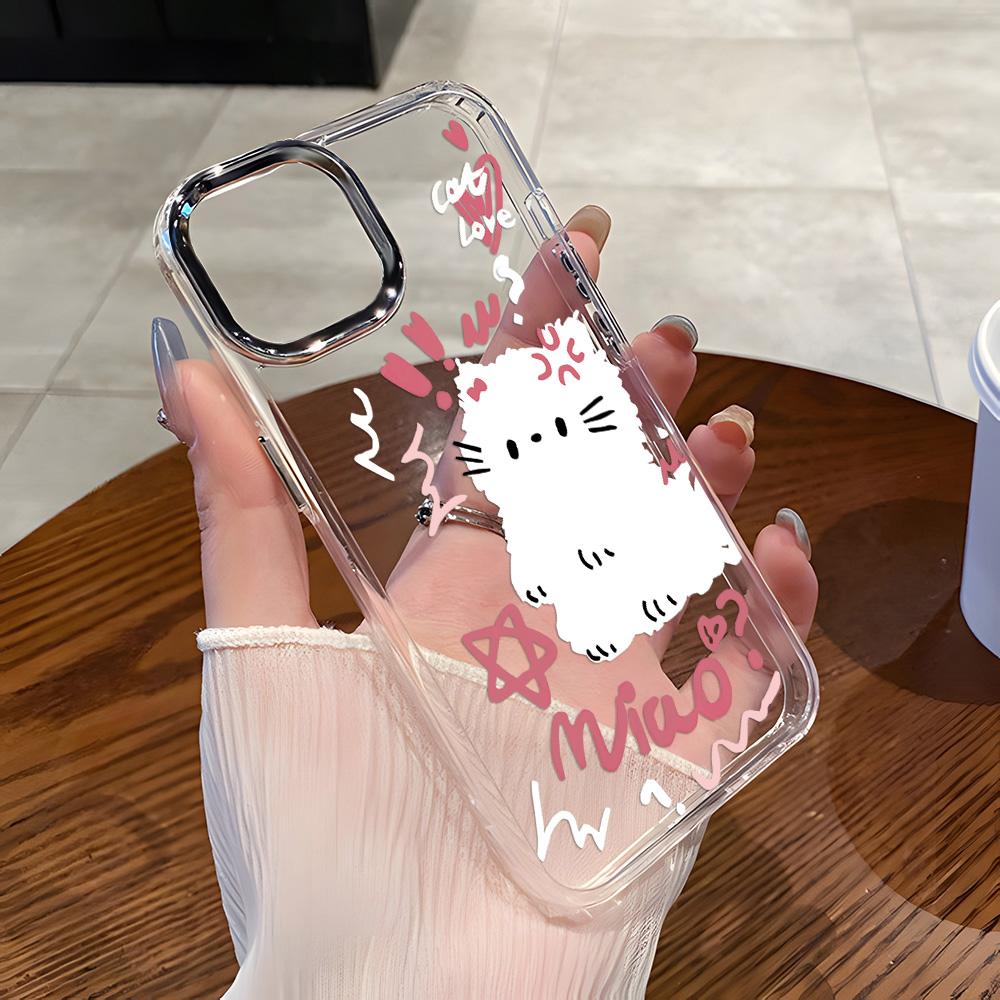 Transparent Phone Case for iPhone 11 12 13 iPhone 13 14 15 Pro 15 16 Pro Max Samsung A15 A16 A25 A26 A55 A56 S25 S24 S22 S23 Ultra S25 Edge