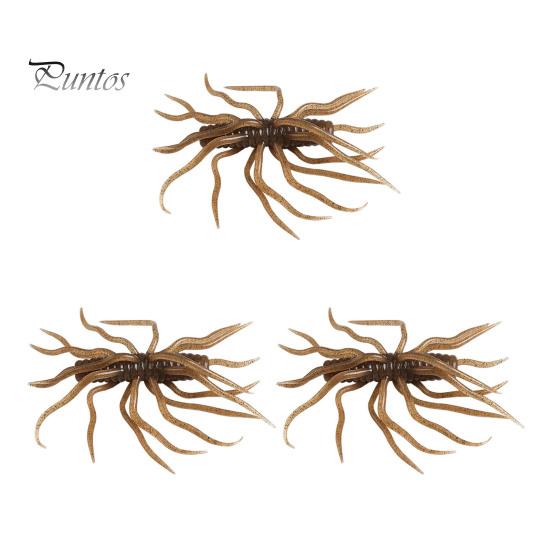 Topwater Bionic Bait 1/3/5Pcs 9.5cm/9g Floating Soft Lure with Multi-Tentacles, Realistic Fishing Baits Bait, Artificial Swimbait for Freshwater