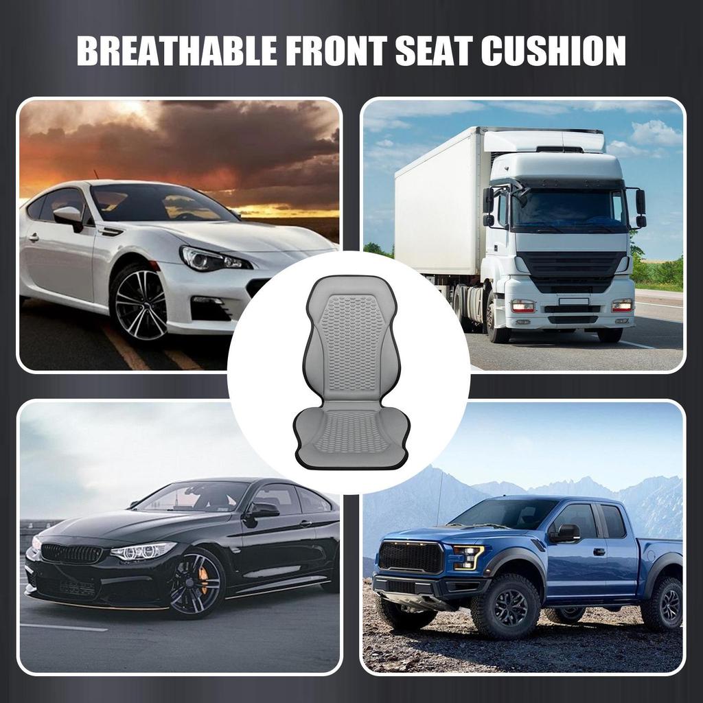 Cooling Car Seat Cover Non-Slip Summer Breathable Ergonomic Car Seat Cooler Chair Cushions for Truck SUV RV Sedan Travel Long