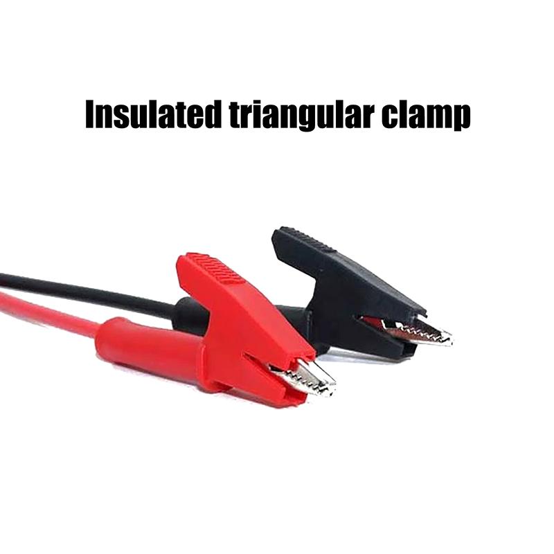 20A 90CM Alligator Clip To Banana Plug Test Cable Lead Connector Dual Probe 4mm Crocodile Clip For Multimeter Measure Tool