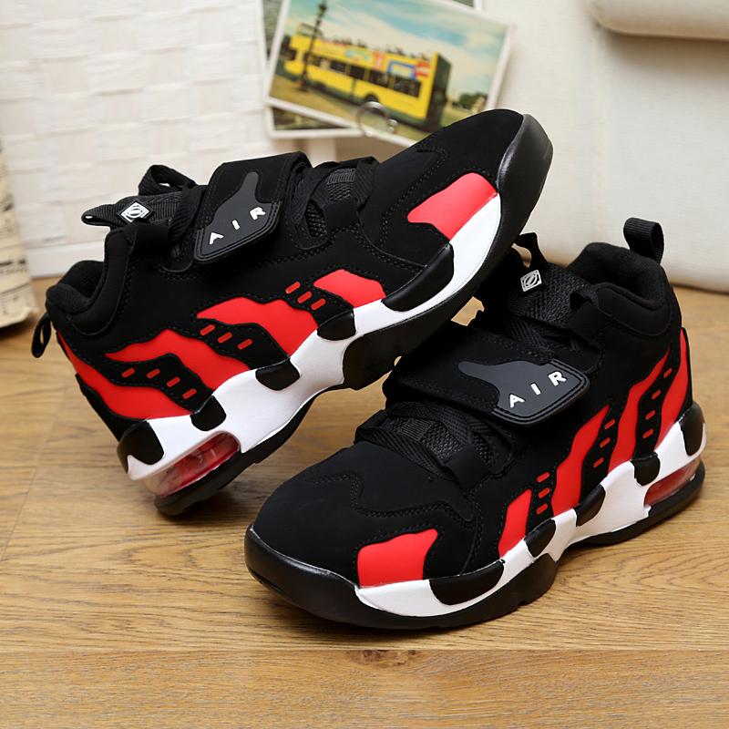 Outdoor Men Air Cushion Sport Shoes Chunky Sneakers for Women Gym Shoes Boys Basketball Shoes Couple Sneakers Running Shoe