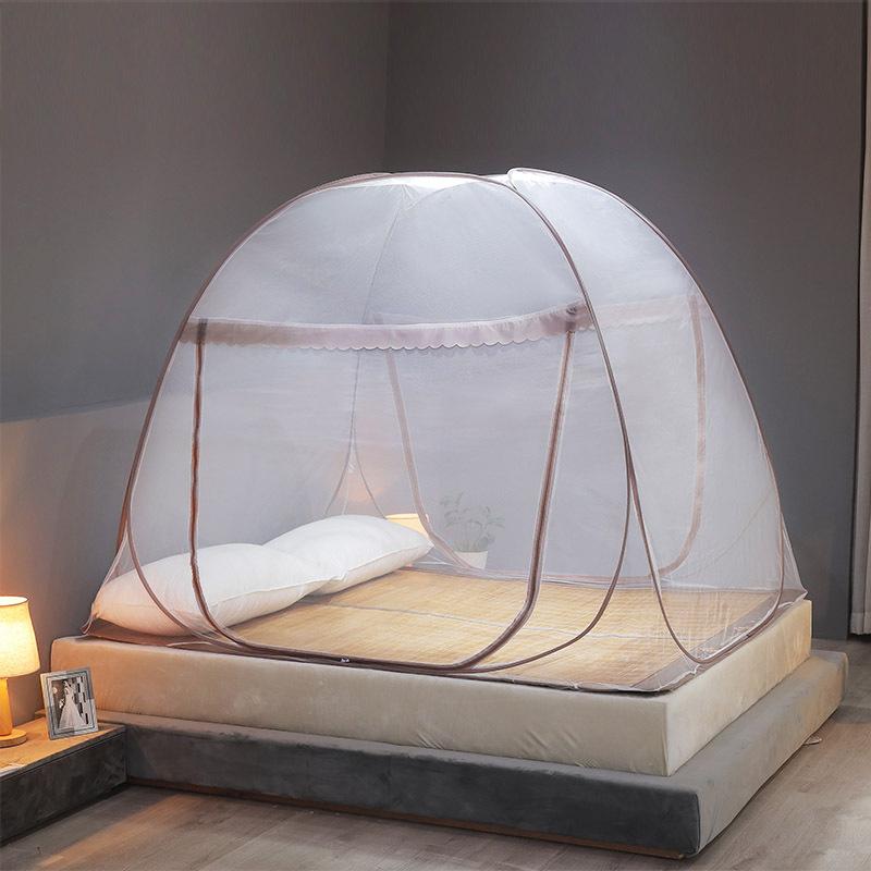 

Mosquito Net Supply Yurt Mosquito Net Free Installation Student Double Door Large Space Foreign Trade Mosquito Net 100*190*110cm