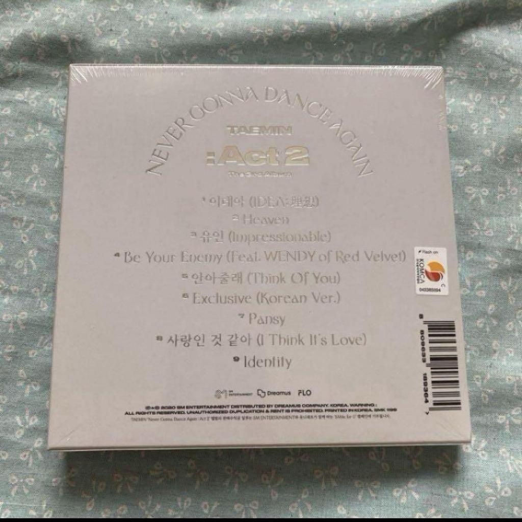 [USED] ACT2 Taemin Album