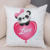 Cartoon Chinese Panda Decorative Pillowcase Car Ornaments Office Living Room Sofa Home Pillowcase