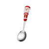Cross-Border Christmas Cartoon Cutlery Set: Cute Tree & Snowman Dessert Spoons & Forks in Gift Box