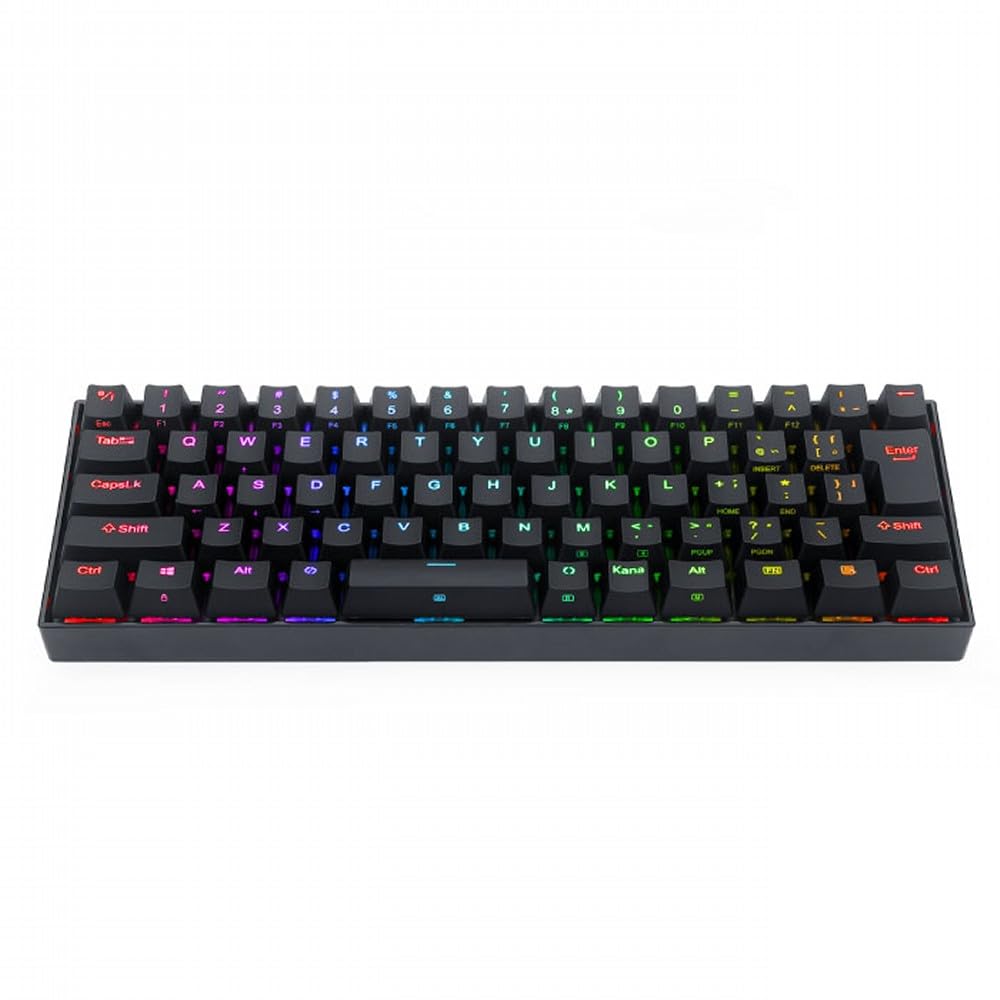 REDRAGON K630 Mechanical JP Silver Black Keyboard, Layout, RGB, Wired, Switches,