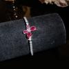 New super flash zircon flower bracelet fresh and sweet wind exquisite bracelet light luxury high-end versatile jewelry