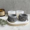Handgefertigte Blumentopf-Silikonformen DIY Epoxidharz Kerzen Gips Beton Gartendekoration Keramikform