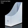 1Pcs New Document Paper File Storage Rack Stand Shelf Rack Plastic Desktop File Folder Desk Vertical Book Magazine Holder