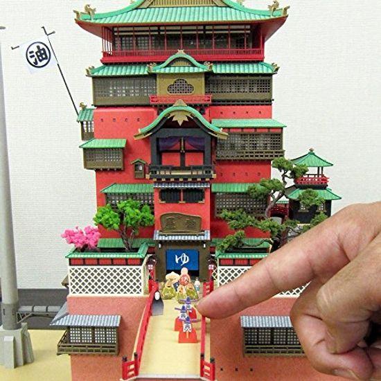 Kit miniature Sankei Studio Ghibli Série Le Voyage de Chihiro Aburaya Échelle Papier Craft 1/150 MK07-10