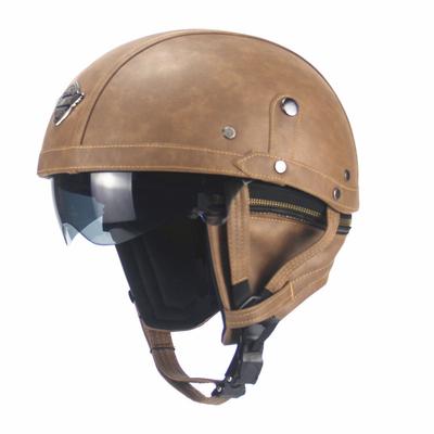 Harley Leather Hat Helmet, Locomotive Battery Car Helmet