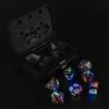7 Pcs Polyhedral Dices Rechargable LED Dices Role Playing Game Accessories