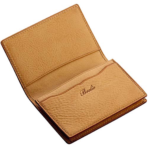 Breilio Minerva Business Card Holder with Gusset, Natural