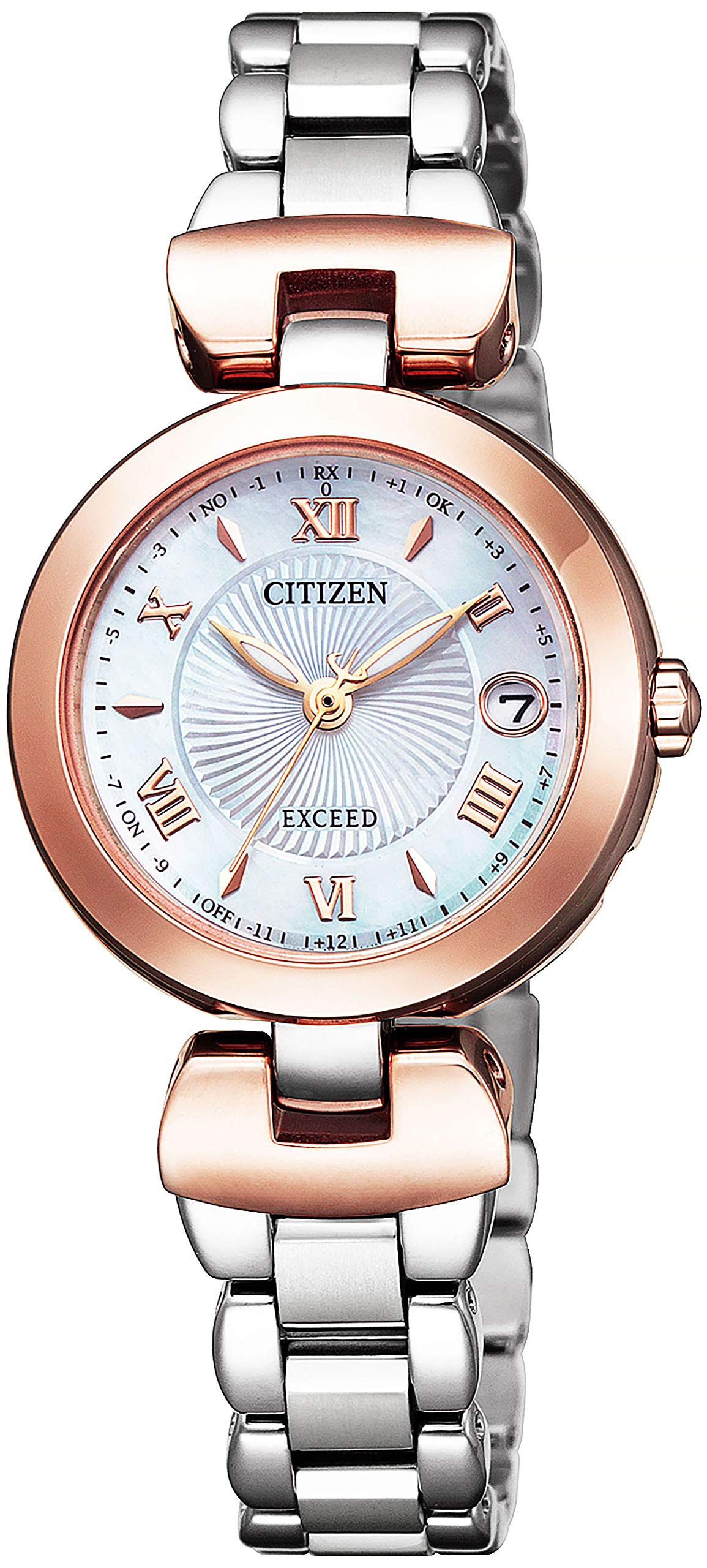 

Радіо годинник Exceed Titania Line Happy Flight Series [Citizen] ES9425-54A Eco-Drive для жінок
