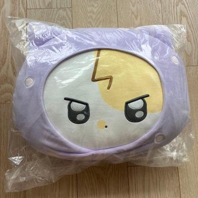 [USED] Korean IU Pop-Up Plush Face Cushion, Purple (AIL)
