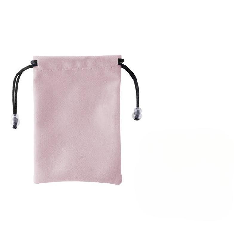 

1 шт. Мешочек на шнурке для Bluetooth-гарнитуры, Утолщенный мешочек для хранения, Сумка для мобильного телефона, Внешнего аккумулятора, Камеры, Фланелевый мешочек, Беспроводная мышь Cc