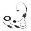Sanwa Supply USB Single Compatible with and Headset, Ear, Wired, Bidirectional, Lightweight, Skype, Zoom, Teams, MM-HSU12BK