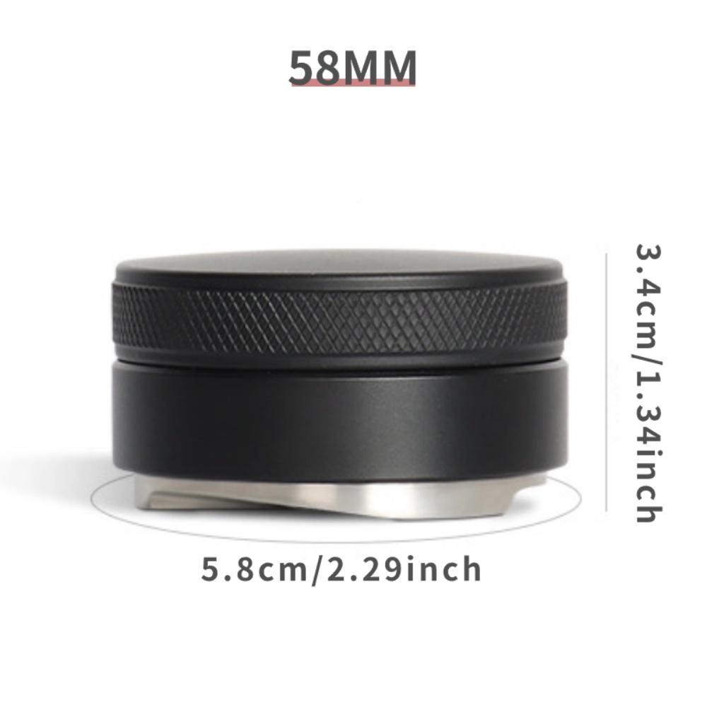 51/53/58mm Coffee Distributor – Professional Espresso Distribution Tool, Aluminum Alloy Textured Grip, For Portafilters, Black