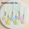 Resin Flower Keychain Waterproof Durable Trendy Pendant for Purse Phone Ladies Daily Matching Fashion Accessory
