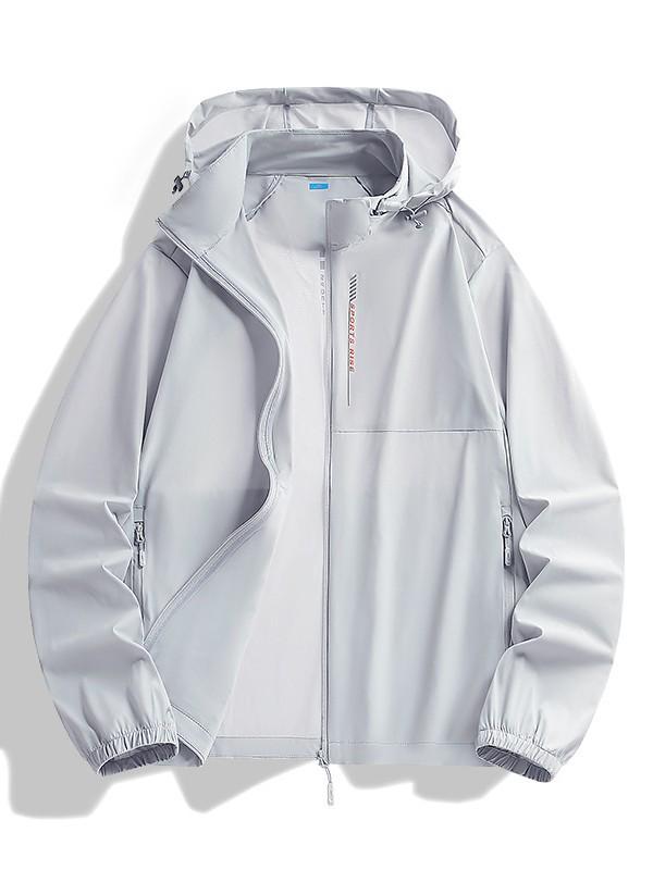 2026 Versatile Hooded Windbreaker: Unisex Loose Fit, Sun-Protective Casual Jacket