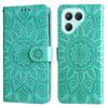 For TECNO Pova 7 Pro 5G Case Sunflower Imprint Leather Wallet Phone Cover