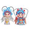 6 Inch Big-Eye Q-Version Peking Opera Doll, Cute Chinese Festival Decor