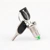 Multipurpose Locking Key On/Off Power Button 12mm Panel Cutout 3A 250V Capacity Suitable for Electrical System Equipment
