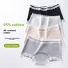 Large Size Female Spring and Autumn Lace Extended 10A Antibacterial Crotch Bag Hip Anti Clip Small Waist Flat Angle Briefs