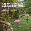 Flamingo Solar Light IP65 Waterproof LED Stake Light Landscape Ground Lamp for Outdoor Pathway Xmas Garden Terrace Decoration