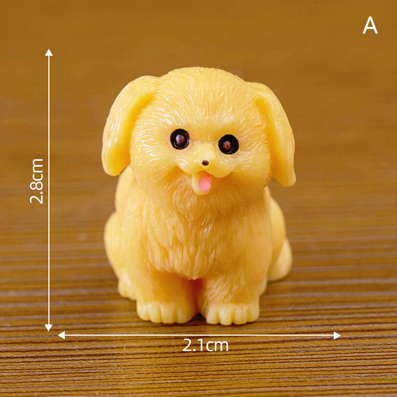 Мини-статуэтка собаки из смолы — фото 13