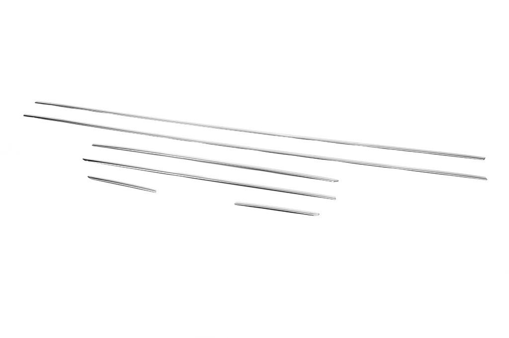 Окантовка окон (нерж.) для Kia Rio 2012-2017 гг