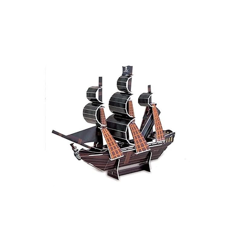 

3D assembly model World Famous Buildings & Sailing Ships Series (black pearl)