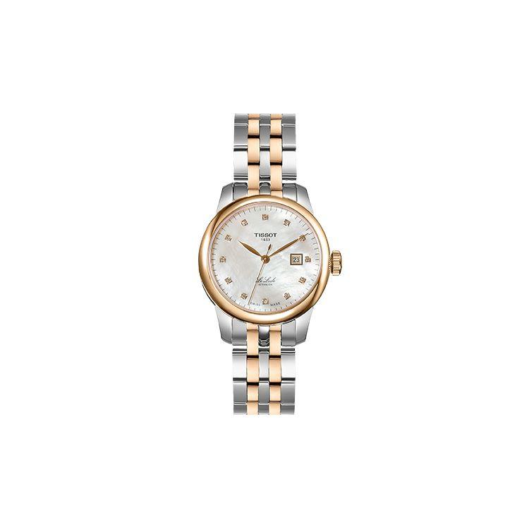 

Tissot Le Locle Automatic Mechanical Movement Waterproof Diamond Set Date Display Watch Women watches Silver T006.207.22.116.00 Regular Watch Box,Silver Dial