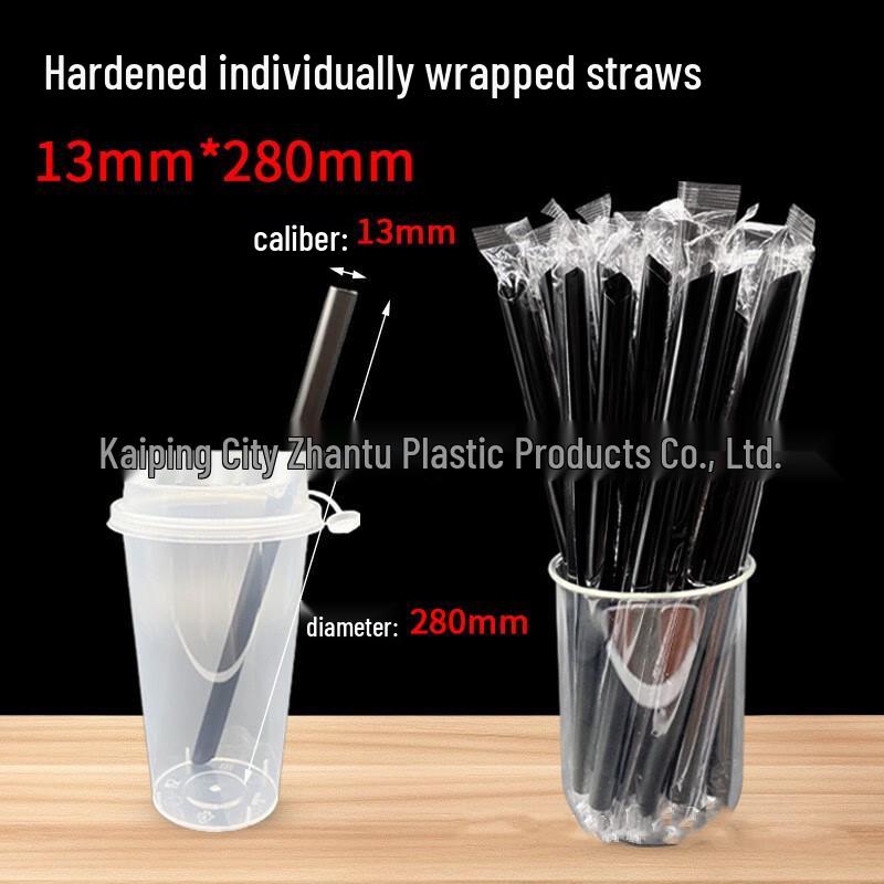Disposable Slanted PP Bubble Tea Straws